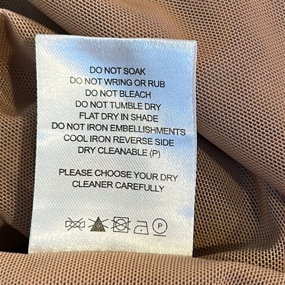 Bronx & Banco Blue Saba Leaf Appliqué Lace Midi Dress Size Small - Picture 12 of 12